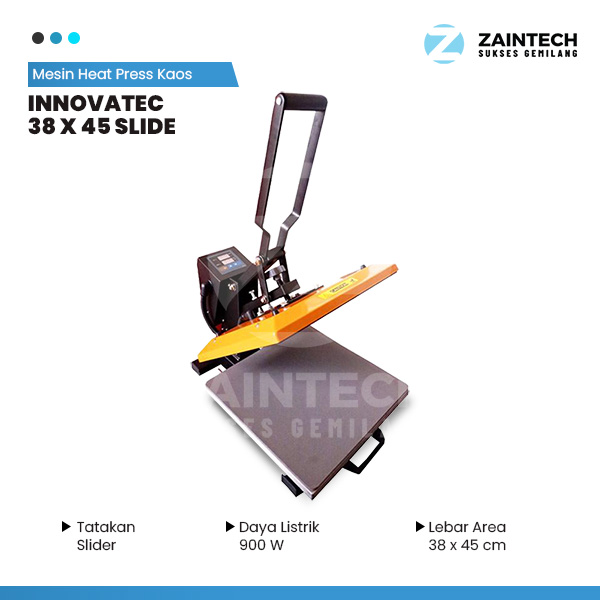 Mesin Heat Press Kaos INNOVATEC 38 X 45 Slide